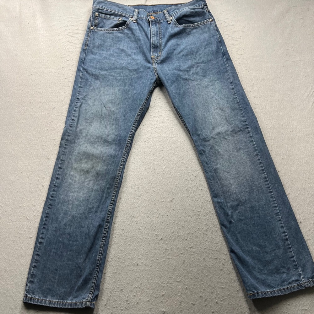 Levis 505 Regular Fit Jeans Mens‎ 34x30 Medium Wash Blue Straight Leg Denim 1786
